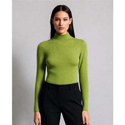 ریبڈ لیڈیز ڈیزائنر بنا ہوا Turtlenecks